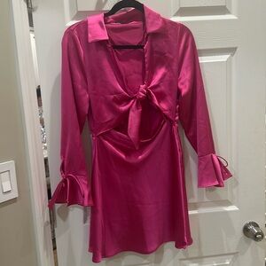 3/$20 Zara satin collared dress